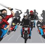 Ilustrasi geng motor