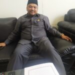 Wakil Ketua DPRD Kabupaten Sukabumi Fraksi Partai Golongan Karya (Golkar) Budi Azhar Mutawali melakukan reses ke-II tahun anggaran 2023. | Foto: Istimewa