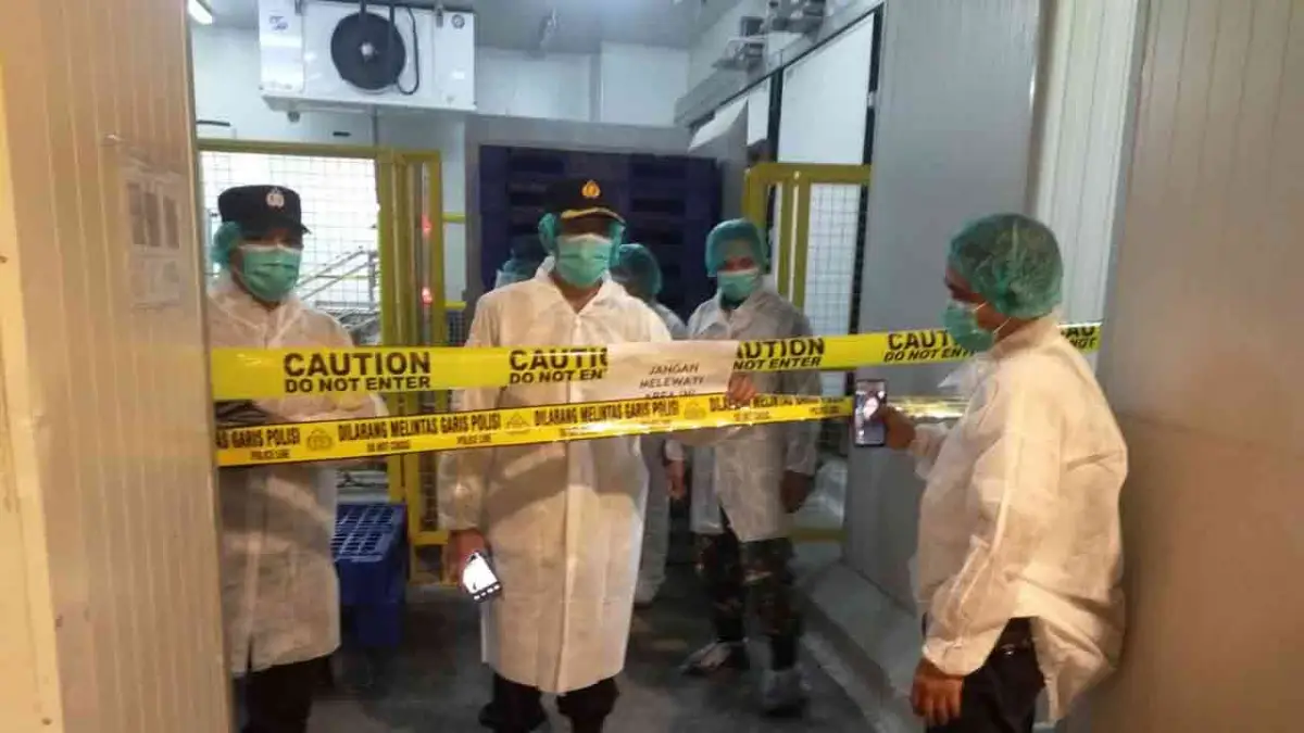 Kecelakaan kerja di pabrik Es Krim Cicurug Sukabumi | Foto : Ist